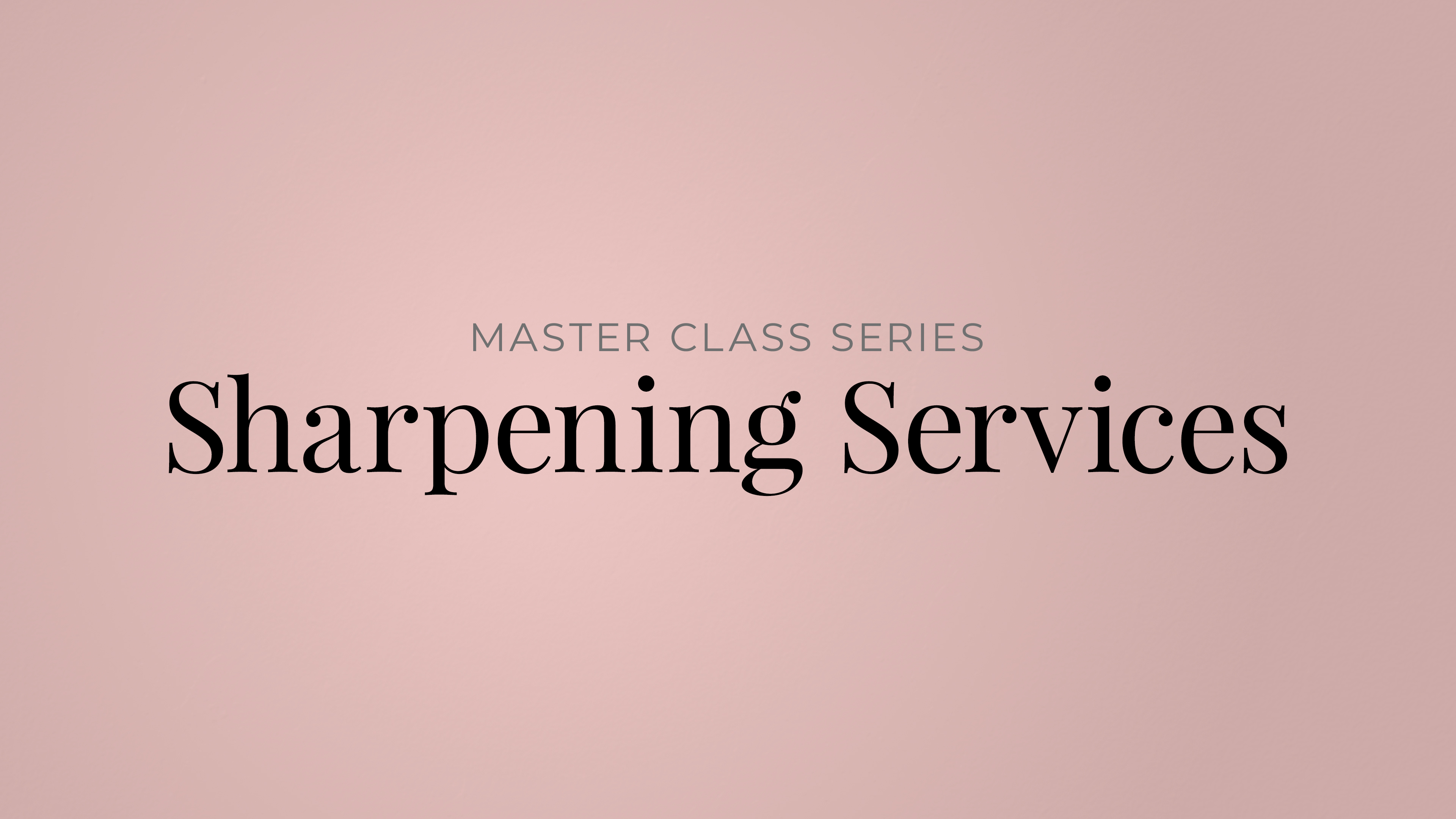 Sharpening Services Thumbnail