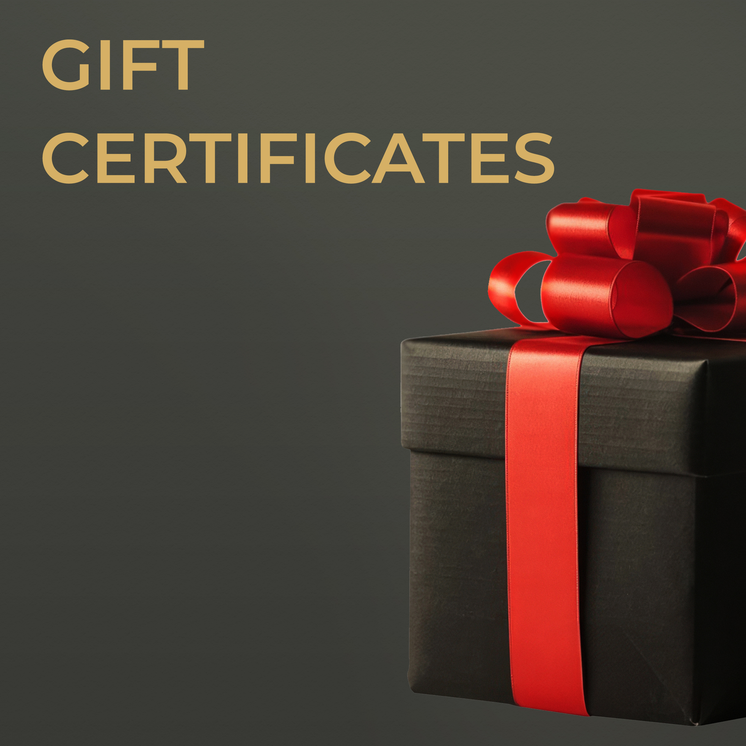 gift certificates