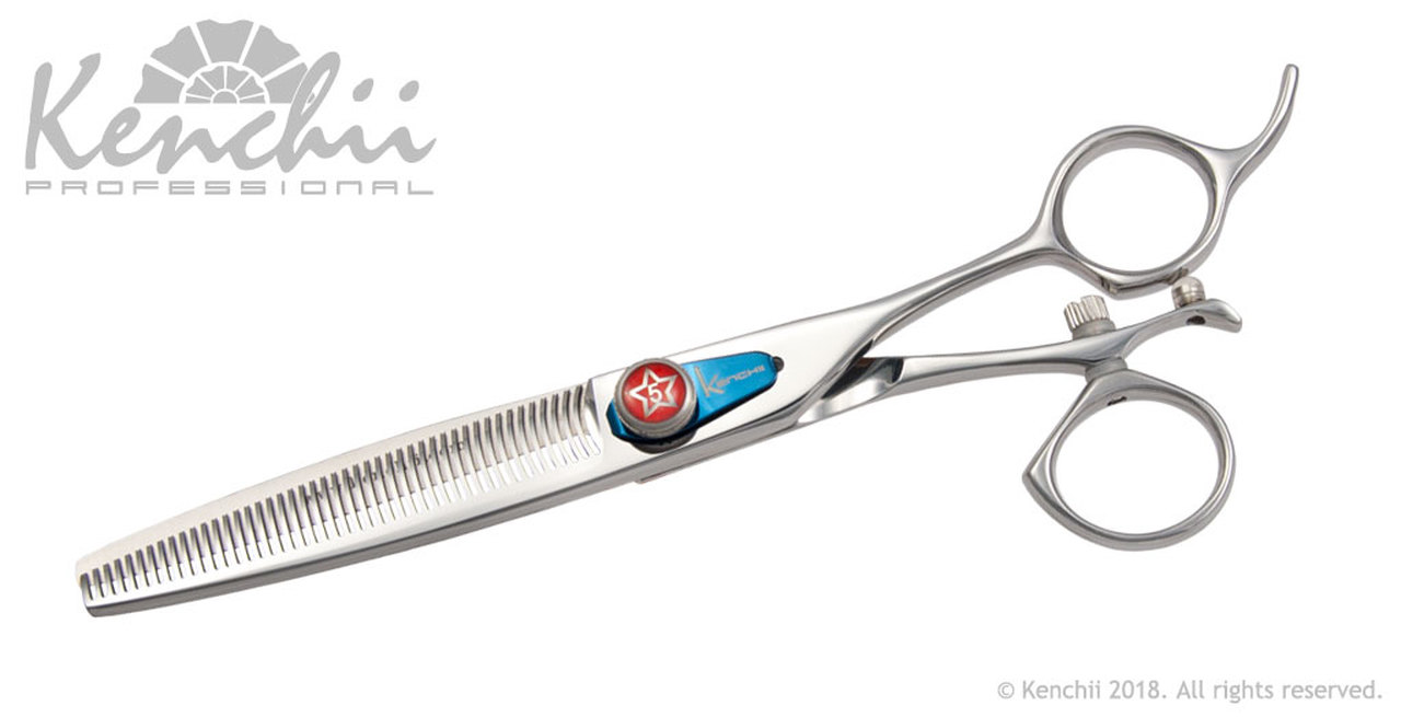 what are curved dog grooming scissors used for