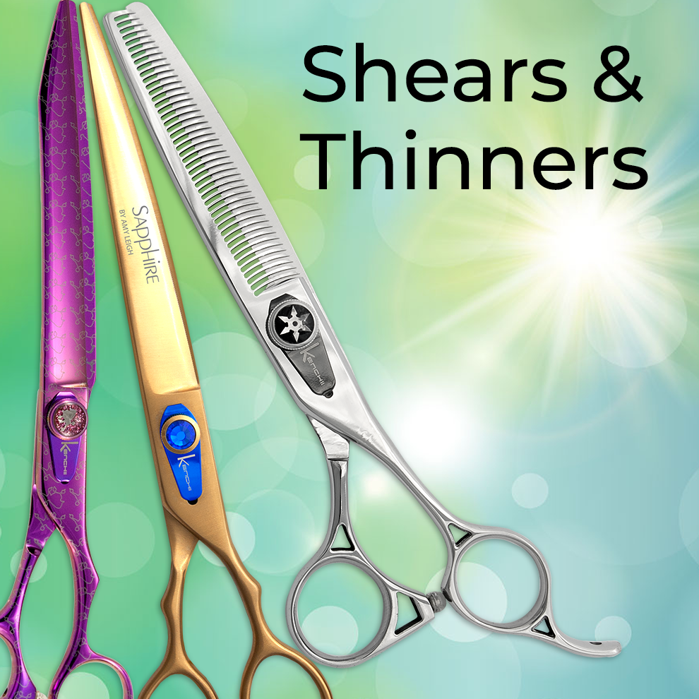 Sapphire™ by Amy Leigh  Sapphire™ Shears Set - with Case - Kenchii Grooming